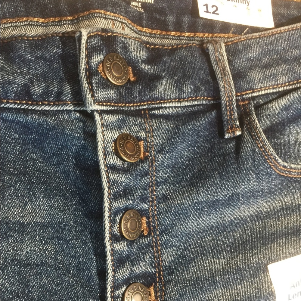 COPY - Old Navy Rockstar button up raw hem 12 R